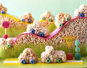 Des voitures en Rice Krispies !