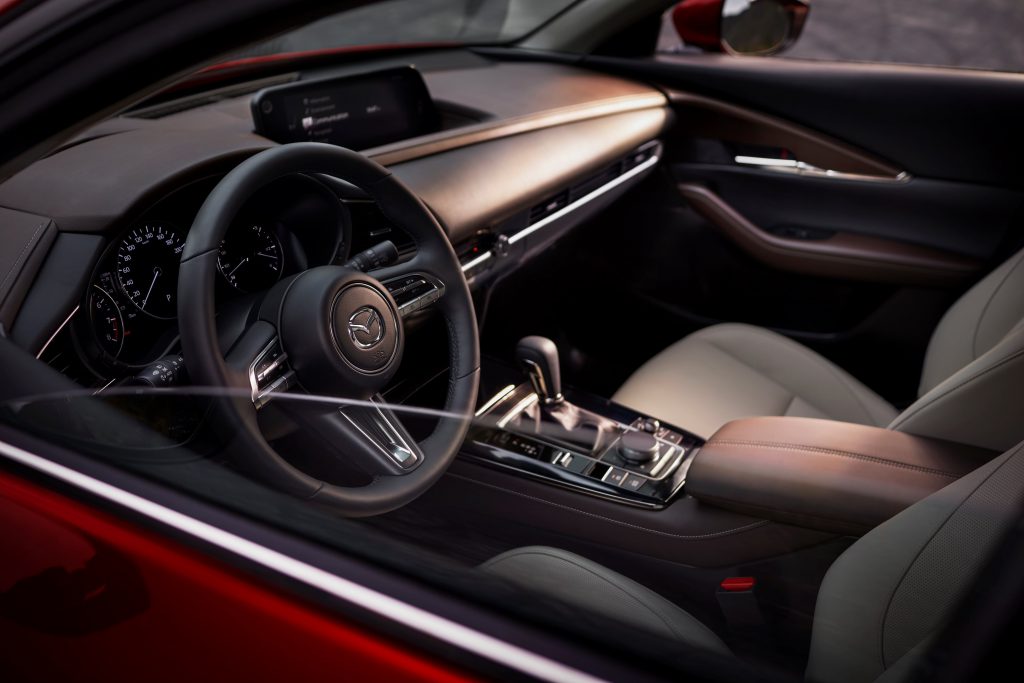 L'intérieur du nouvea Mazda CX-30