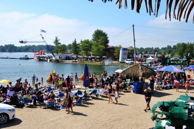 Vue d'ensemble du BEach Party ALBI