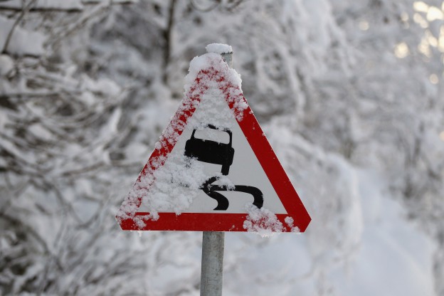 Tempête conduite hivernale