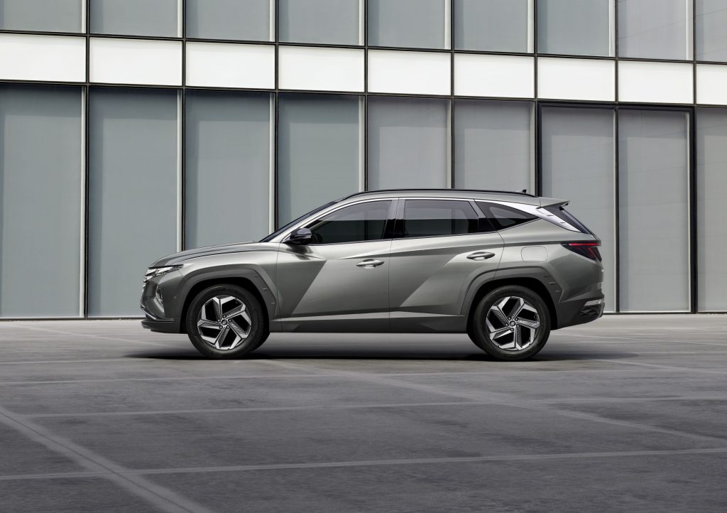 L'extérieur du Hyundai Tucson 2022