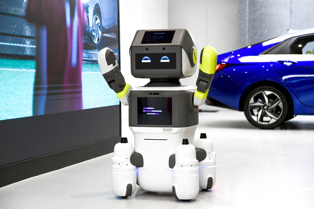 Robot pour le service client